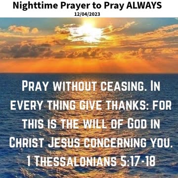 Nighttime Prayer to Pray ALWAYS #youtubeshorts #grace #jesus #mercy #faith #fyp #blessed #joy #trust