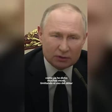 Putin says the US shoots itself in the foot by restricting the use of the dollar