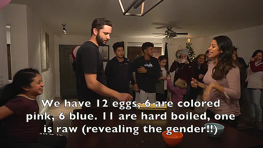 Couple Reveals Gender of Baby Through Egg Roulette Game