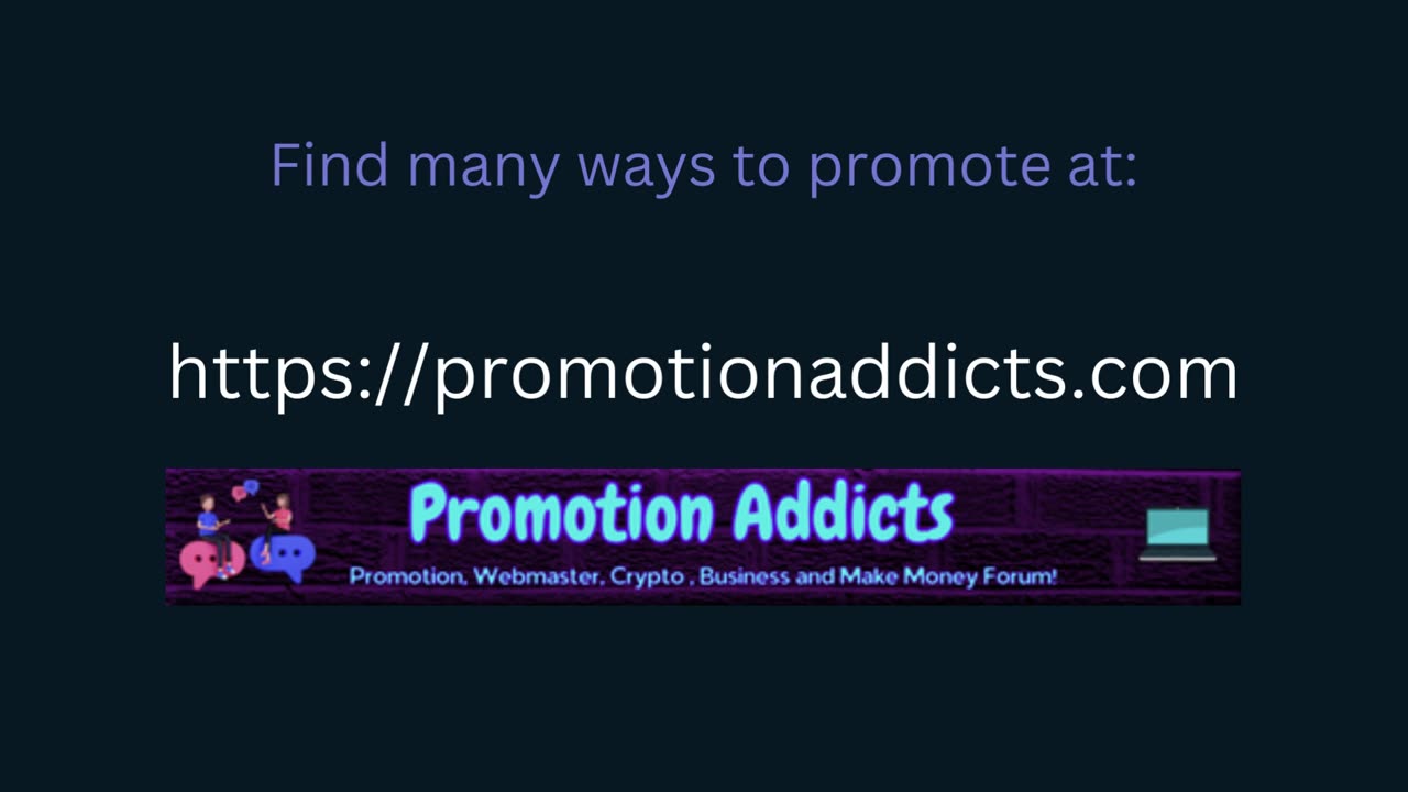 Promotion Addicts Virtual Visit