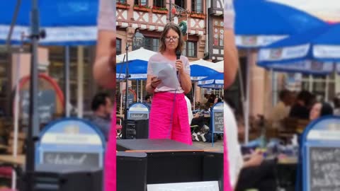 Auf dem Frankfurter Römerberg