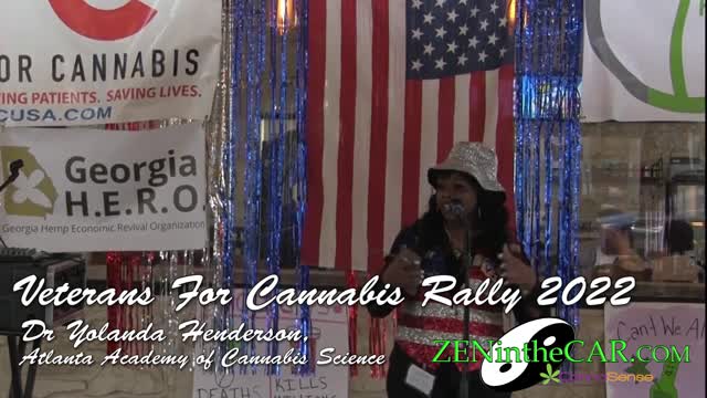 Veterans for Cannabis Rally 2022: Yolanda Henderson - The Medicine Cabinet Choice -