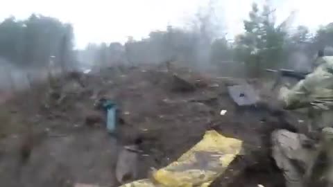 A fragment of the battle with the participation of Polish volunteers from the International Legi