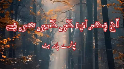 Urdu sad poetry shayari status