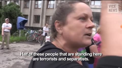 Ukraine escalating to the war. Locals accuse each other