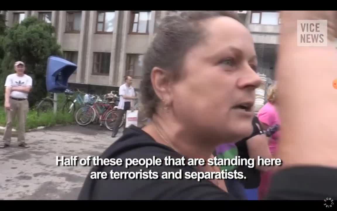 Ukraine escalating to the war. Locals accuse each other