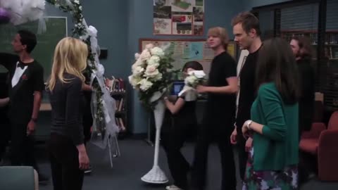 Abed hired an irish Singer
