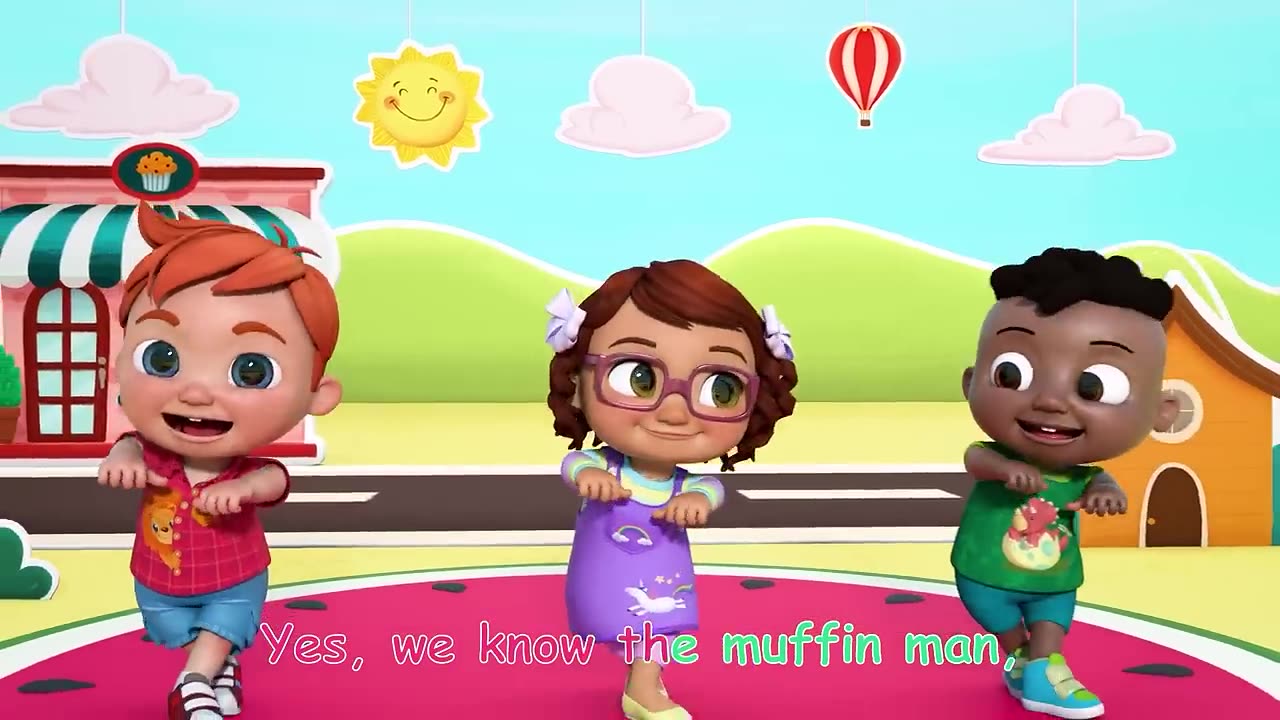 Cody's Muffin Man Sing Along - CoComelon - Kid's Cartoon