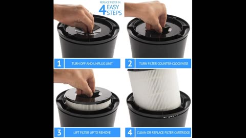 SilverOnyx Air Purifier for Home with True Hepa Filter