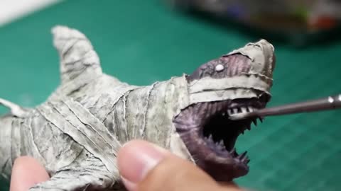 How To Make a Mummy Shark From Polymer clay