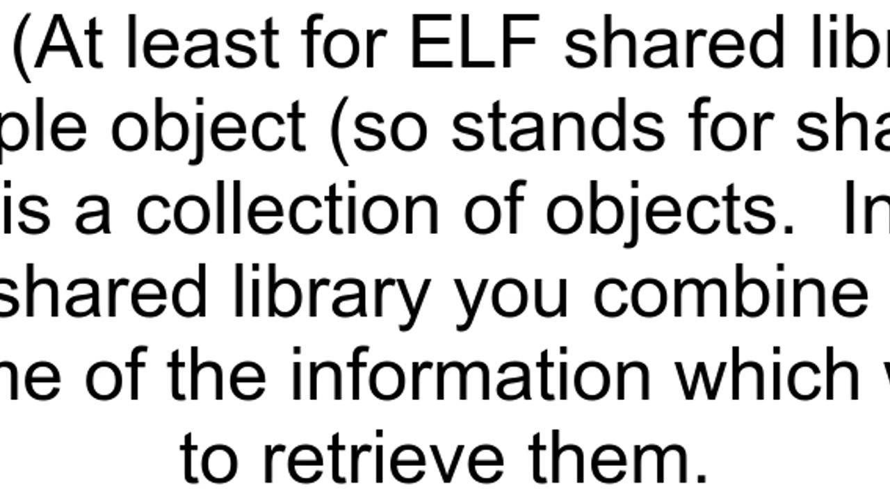 Convert shared library to static library