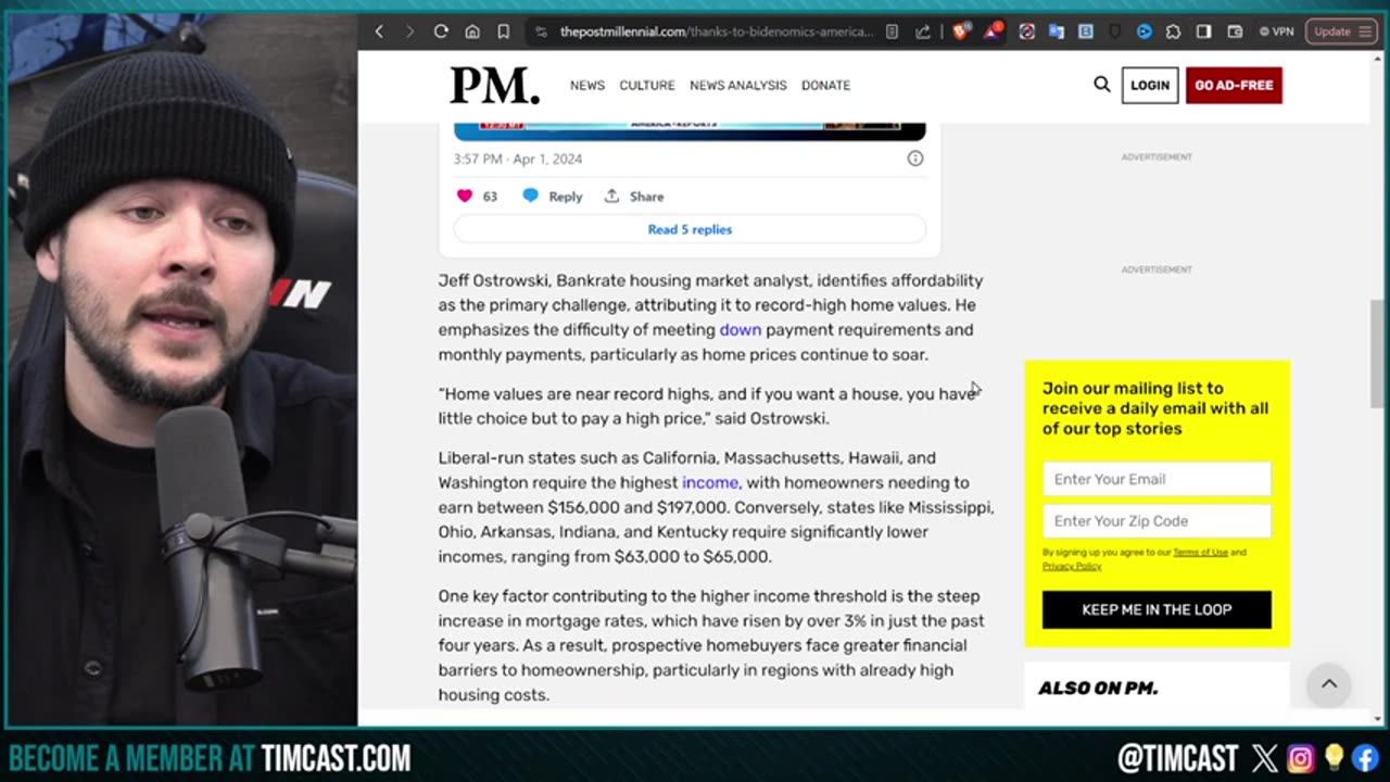 Biden Economy DESTROYS Middle Class, People Need $100k Per Year To Buy A Home And ITS GETTING WORSE