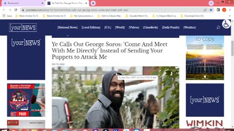 Chaos News Special Ye Calls Out George Soros Edition