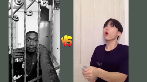 Khaby Lame Vs Ox_Zung(MAMA) Funny TikTok Battle| Funny TikTok Compilation