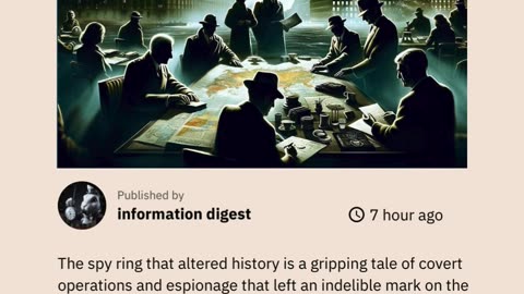 the spy ring that altered history