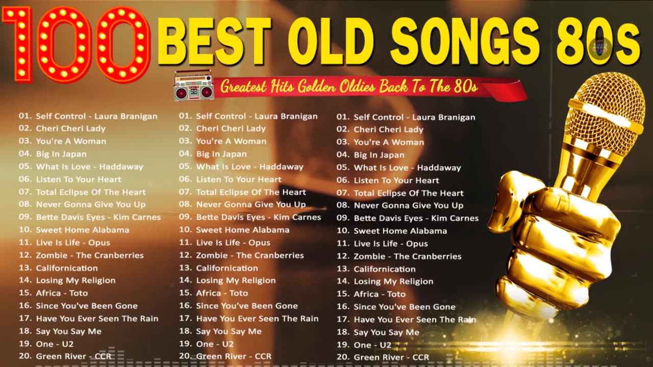 Best 80s songs - Music videos from the eighties - 80s music greatest hits playlist