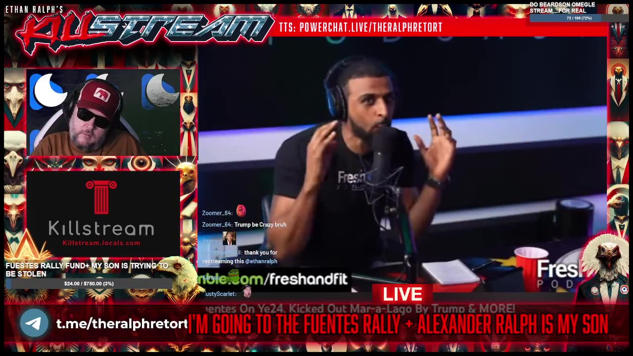 I'M GOING TO THE FUENTES RALLY + ALEXANDER RALPH IS MY SON
