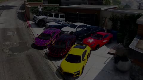 GTA 5 ONLINE GAMING ROOBERY SCENE REAL LIFE CARS