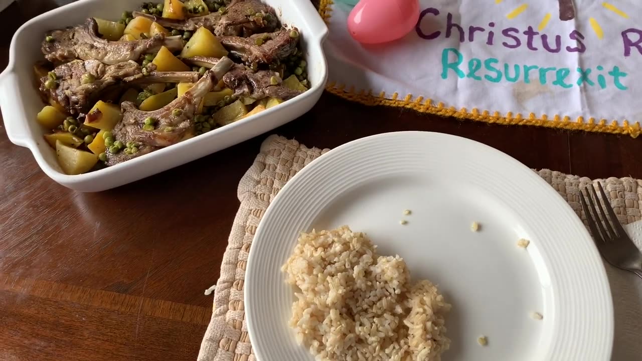 Our Easter dinner at home April 2021