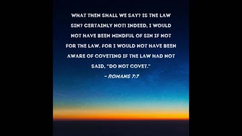 Romans 7 and Sermon on the Mount