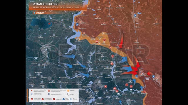 The situation on the Limansky direction as of 18.00 October 2, 2022