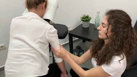 ASMR Chair Massage - Back, Neck, Arms & Head
