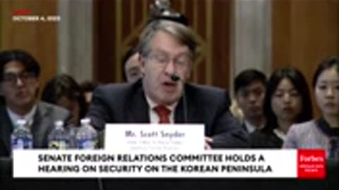 Chris Van Hollen Chairs Senate Foreign Relations Committee Hearing On The Korean Peninsula