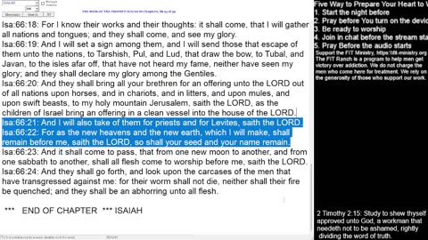 Isaiah 61-66
