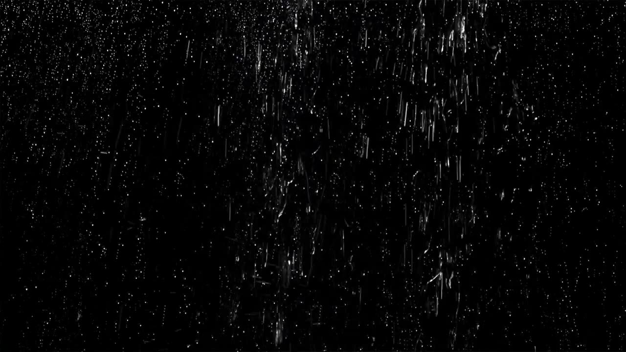 Rain Sounds for Sleeping BLACK SCREEN - Natural Heavy Rain to Sleep Instantly