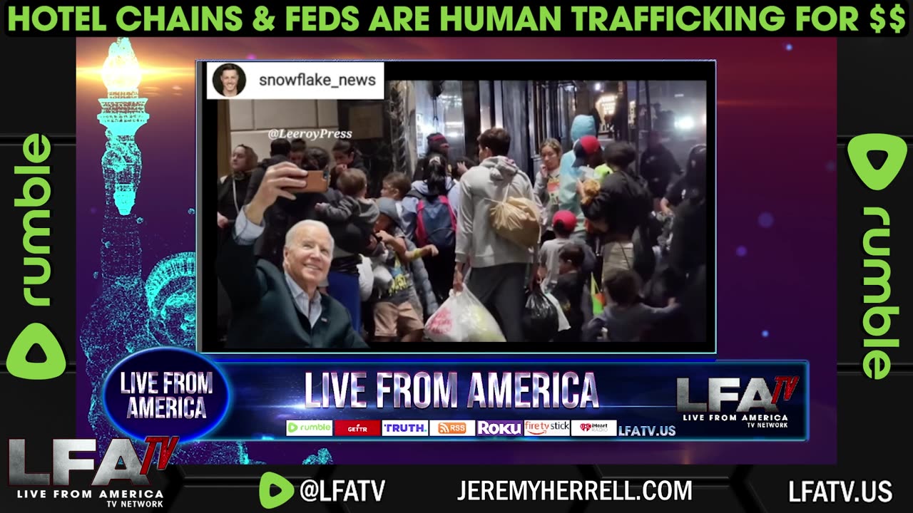 HOTEL CHAINS & FEDS ARE HUMAN TRAFFICKING FOR $$!