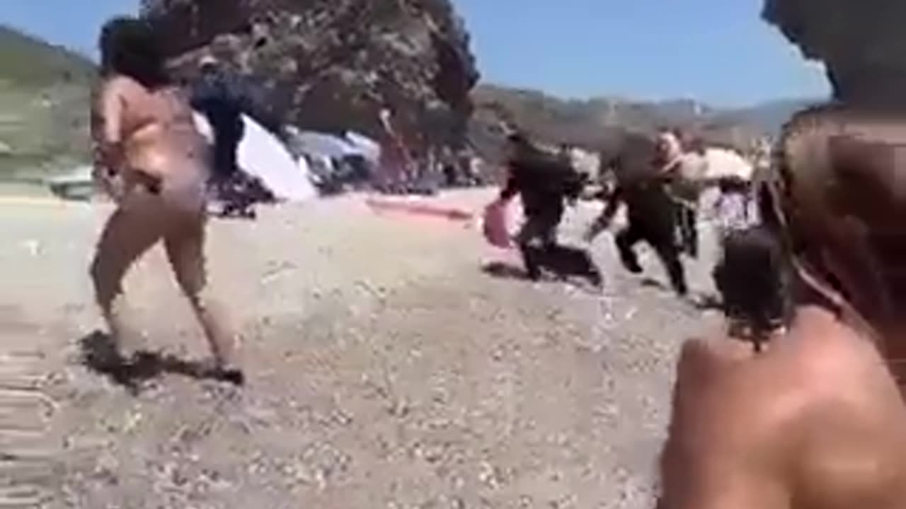 You go to vacation nice on the beach and experience a wave of african migrants.