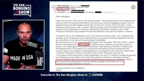 Bongino ::: Barisma / Ukraine BIDEN $BILLION firing an Ukrainian Official