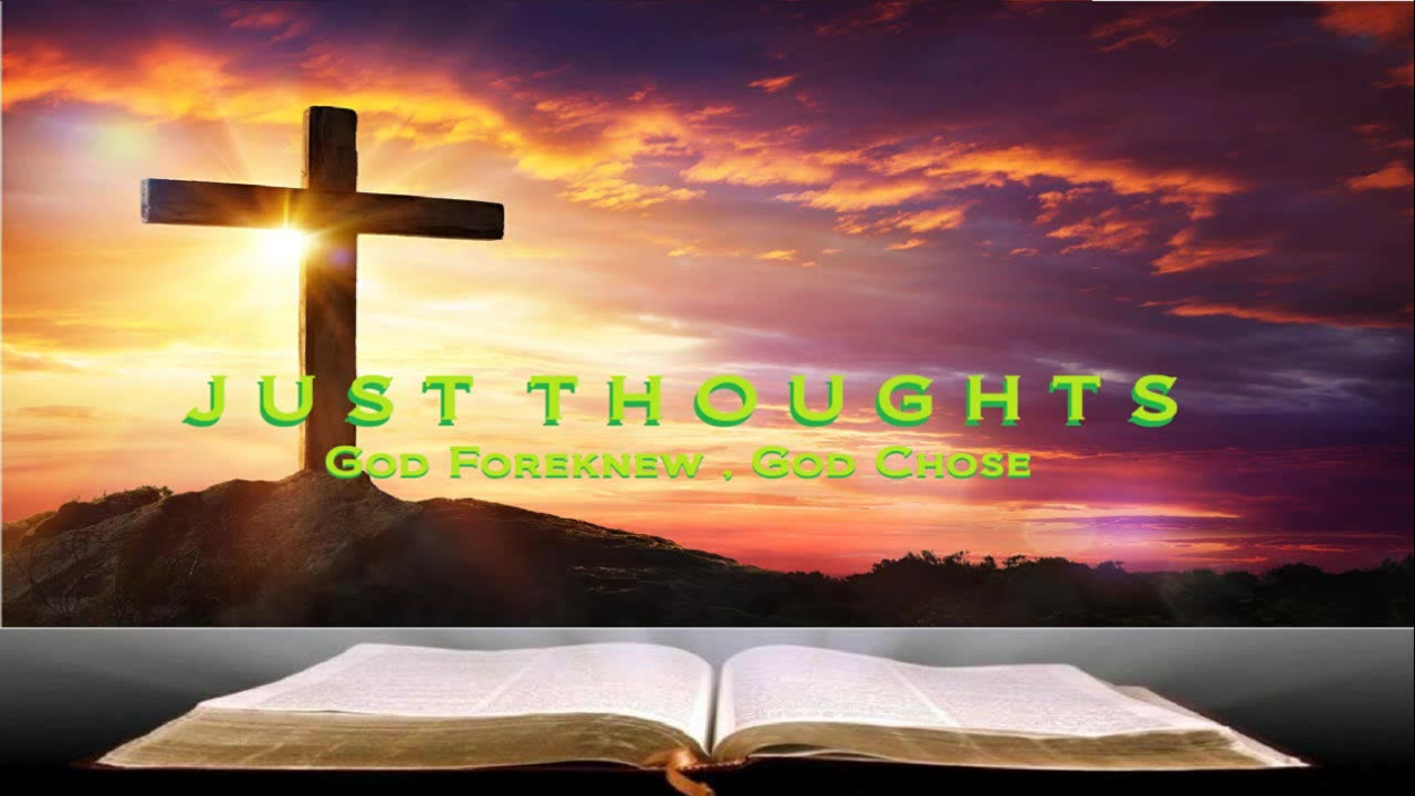 Just Thoughts - God Foreknew, God Chose