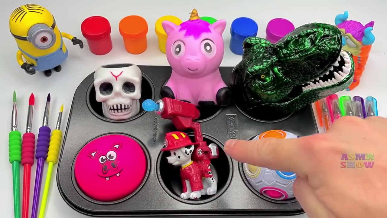 Satisfying Video l How to Make Rainbow Lollipop Slime with Stress Balls Cutting ASMR #12