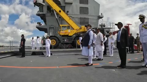 Exclusive glimpses from PM's visit to INS Vikrant