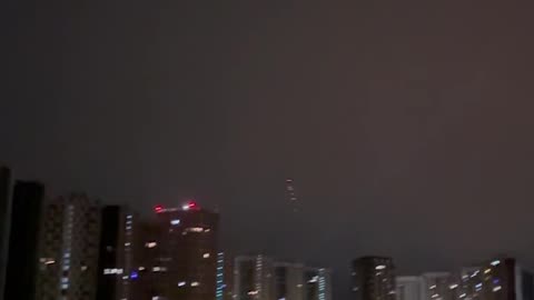 This is how air defense shot down drones over Kiev tonight.