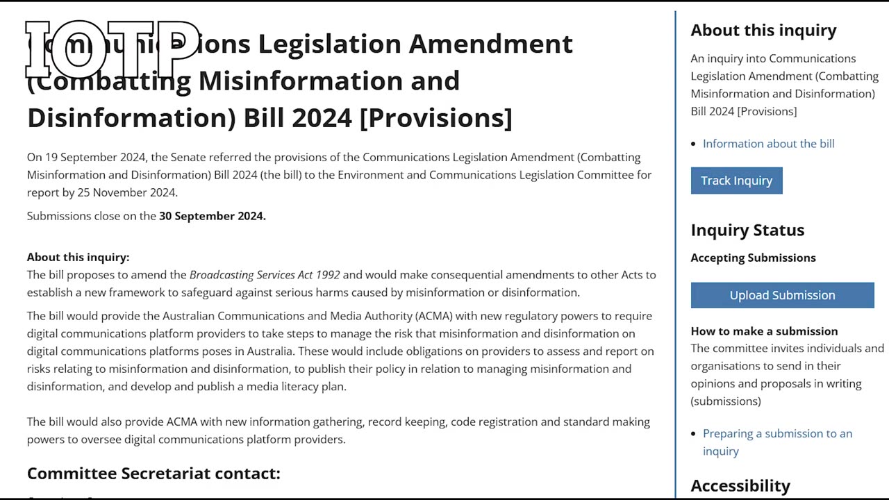 Aussie dis/mis-information bill - Bye bye freedom of speech to all aussies, not if we fight back