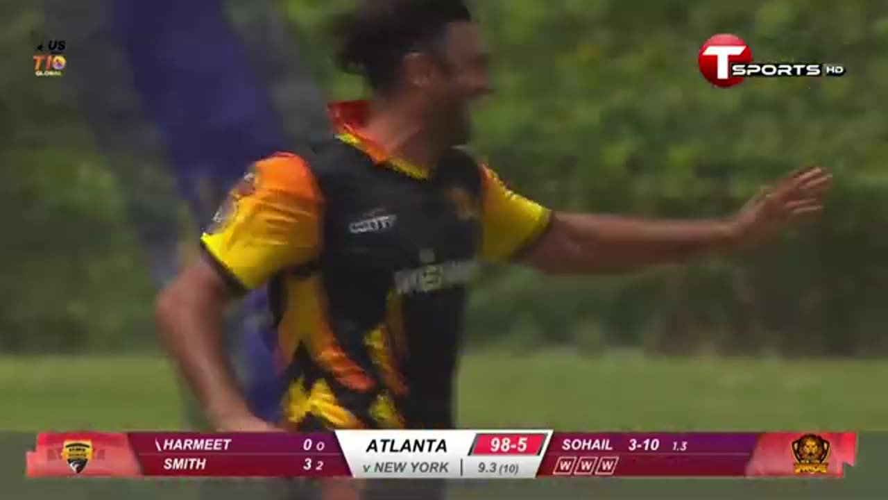 Sohail Khan rampage is going on,4 wickets in 4 balls | Sohail Khan | US Masters T10 | T Sports