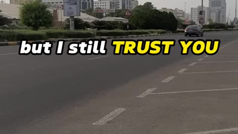 Dear God, I trust you
