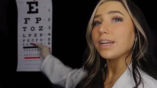 ASMR | Eye Exam & Optometrist Roleplay with Intense Light Triggers 👓