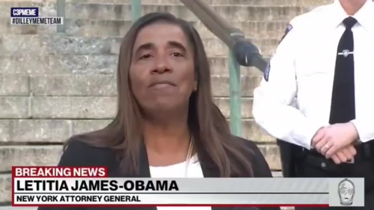 🤣"WHO DID THIS❓️A.G. LETITIA OBAMA-JAMES CLOWN SHOW"🤣