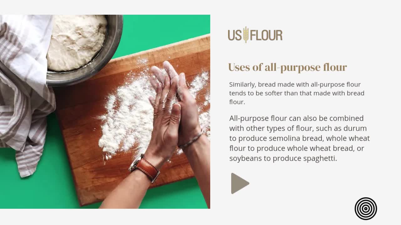 What are the applications of all-purpose flour?