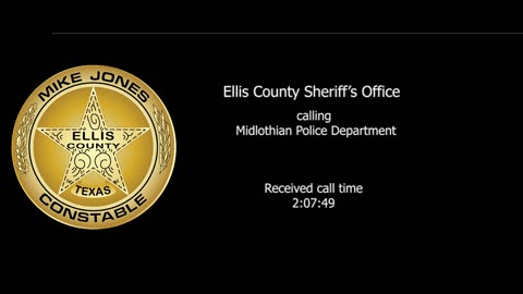 Audio of the 911 call from ECSO to Midlothian PD concerning Egans Secret recording 2 of 3