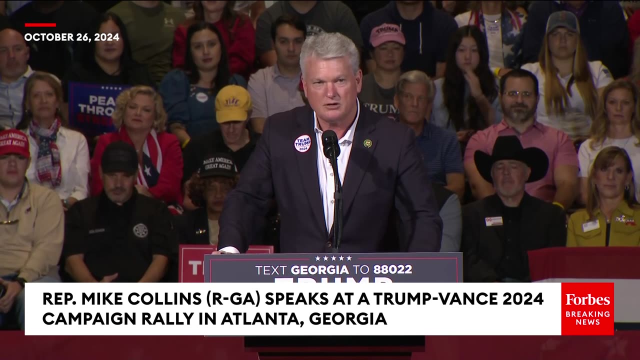 Collins Tears Into Kamala Harris During GA Rally- It Will Be An Honor To Tell Her Youre Fired