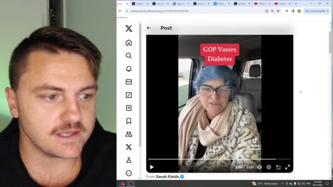 UNHINGED Blue Haired Lady wishes Diabetes on Opposition Voters!
