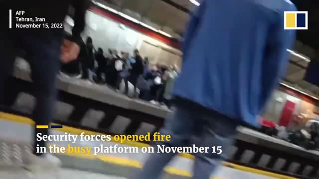 Commuters trampled in Iran after security forces open fire on busy subway platform