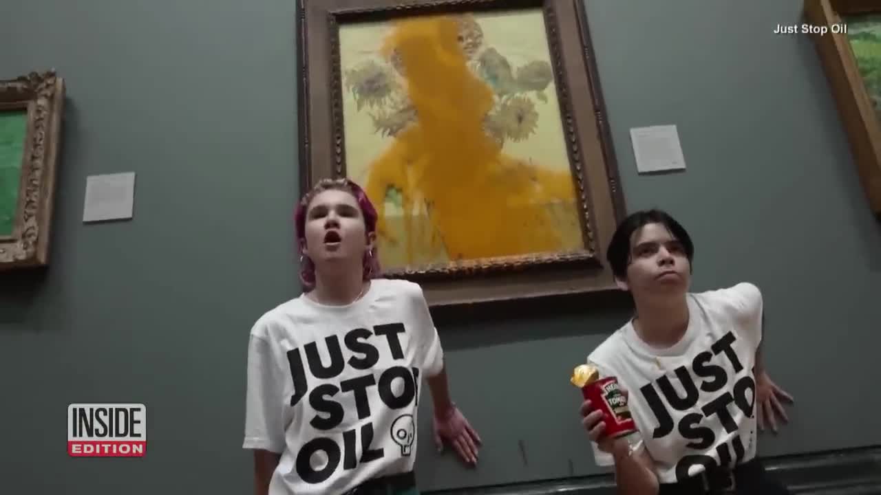 Climate Activists Throw Soup on Another Van Gogh Painting