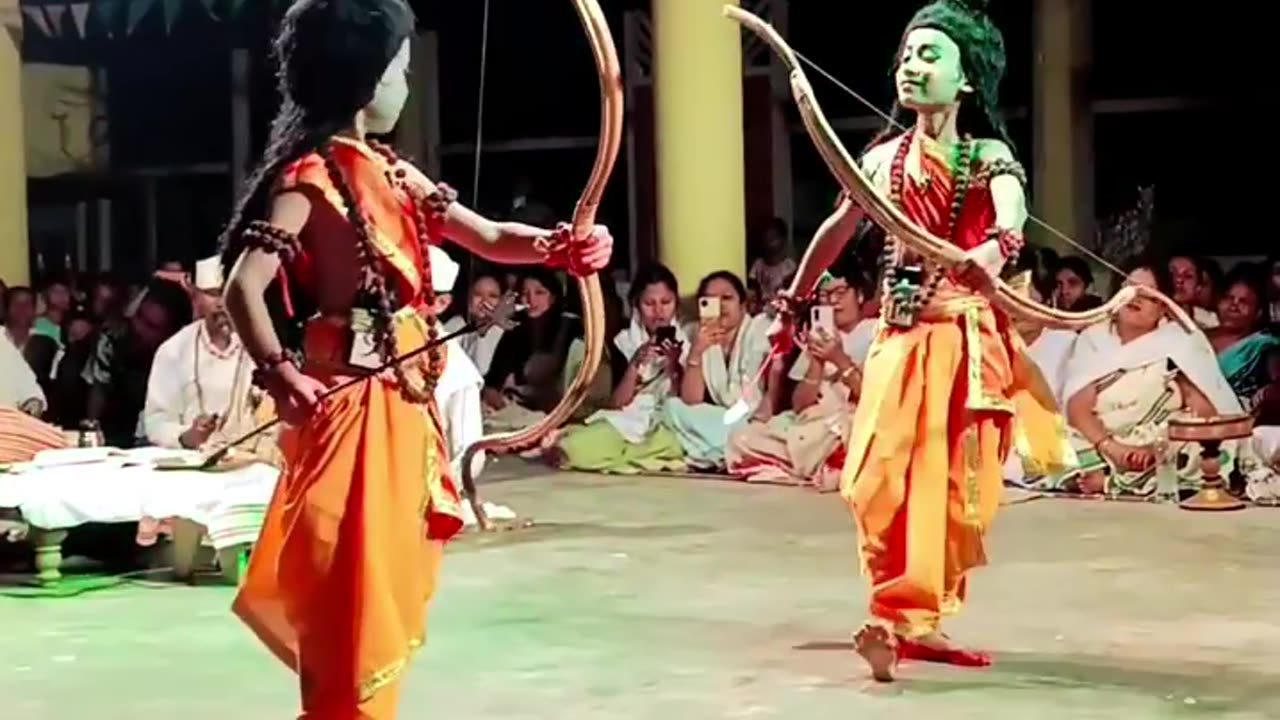 Drama of Assam, India #drama Traditional Dance of assam