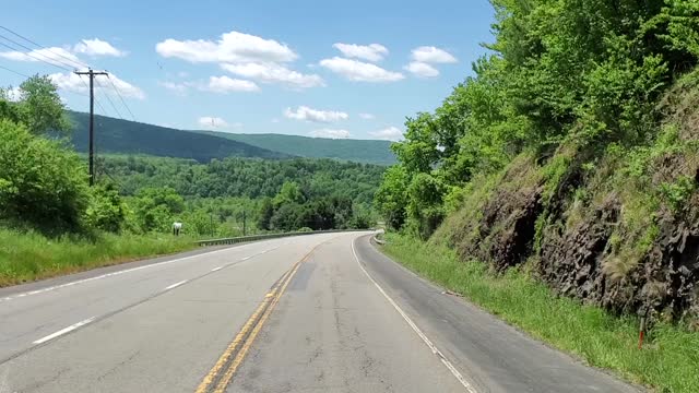 Driving through north east Country roads