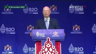 Klaus Schwab giving his instructions to our "elected leaders" at G20